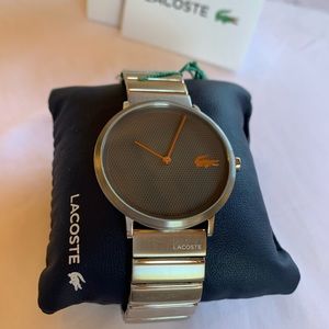 Lacoste Moon Quartz Movement Grey Dial Watch